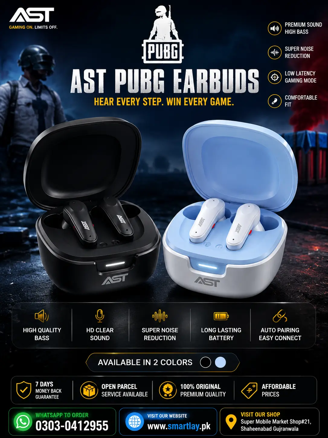 AST PUBG Gaming Earbuds Price in Pakistan